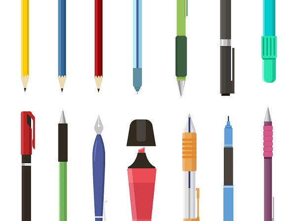 diferentes plumas estilográficas